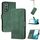 Per Samsung Galaxy S22 5G cubic self custodia in pelle flip in pelle (verde scuro) Per Samsung Galaxy S22 5G cubic self custodia in pelle flip in pelle (verde scuro)