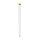 Copertura protettiva in silicone liquido carota carota per Samsung Galaxy Tab S6 Lite (bianco) Copertura protettiva in silicone liquido carota carota per Samsung Galaxy Tab S6 Lite (bianco)