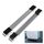 2 PCS Lavatrice Stand Base frigorifero regolabile mobile (argento)