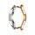 Per Samsung Galaxy Watch4 Classic 46mm Electroplating Hollow Half-Pack Case protettiva TPU (oro) Per Samsung Galaxy Watch4 Classic 46mm Electroplating Hollow Half-Pack Case protettiva TPU (oro)