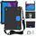 Per Lenovo TAB M10 TB-X505X / F Design a nido d'ape EVA + PC Materiale PC Quattro angoli Anti cadere Shell protettiva piatta con cinturino (nero + blu) Per Lenovo TAB M10 TB-X505X / F Design a nido d'ape EVA + PC Materiale PC Quattro angoli Anti cadere Shell protettiva piatta con cinturino (nero + blu)