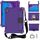 Per Lenovo Tab M10 TB-X505X / F Design a nido d'ape EVA + PC Materiale PC Quattro angoli Anti Fall Caduta Shell protettiva con cinturino (viola + nero)