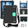 Per Lenovo Smart Tab M10 TB-605F DESIGN DESIGN EVA + PC Materiale PC Quattro angoli Anti cadenti Shell protettivi con cinturino (nero + AQUA) Per Lenovo Smart Tab M10 TB-605F DESIGN DESIGN EVA + PC Materiale PC Quattro angoli Anti cadenti Shell protettivi con cinturino (nero + AQUA)