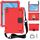 Per Lenovo Tab E10 TB-X104F DESIGN DESIGN EVA + PC Materiale PC Quattro angoli Anti cadenti Shell protettive con cinturino (rosso + nero) Per Lenovo Tab E10 TB-X104F DESIGN DESIGN EVA + PC Materiale PC Quattro angoli Anti cadenti Shell protettive con cinturino (rosso + nero)