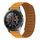 Cinturino per orologio magnetico in silicone per Huawei GT 2 42mm (giallo arancione) Cinturino per orologio magnetico in silicone per Huawei GT 2 42mm (giallo arancione)
