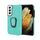 Cassa del telefono PU del supporto per anello per Samsung Galaxy S22 5G (verde della menta) Cassa del telefono PU del supporto per anello per Samsung Galaxy S22 5G (verde della menta)
