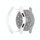 Per Samsung Galaxy Watch4 Classic 42mm Mezza copertura Caso protettivo per PC scavato (bianco) Per Samsung Galaxy Watch4 Classic 42mm Mezza copertura Caso protettivo per PC scavato (bianco)