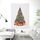 Rettangolare albero di natale pesca pelle tappezzeria tappezzeria murale decorazione natalizia arazzo, dimensioni: 145x215 cm (6)