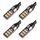 4 PCS T10 DC12V / 4W Auto Clearance Light 12LEDS SMD-3030 perline della lampada (luce gialla)