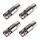 4 pezzi T10 DC12V / 2.5W Auto Clearance Light 18eds SMD-3020 Lampada perline (luce rosa)