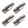 4 pezzi T10 DC12V / 2.5W Auto Clearance Light 18LEDS SMD-3020 Lampada perline (luce gialla)