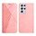 Per Samsung Galaxy S21 Ultra 5G Diamond Pattern Splicing Skin Feel custodia a flip orizzontale magnetica con slot e supporto per carte e portafoglio (oro rosa) Per Samsung Galaxy S21 Ultra 5G Diamond Pattern Splicing Skin Feel custodia a flip orizzontale magnetica con slot e supporto per carte e portafoglio (oro rosa)