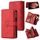 Per Samsung Galaxy S21 Ultra 5G Sensazione della pelle PU + TPU Custodia in pelle flip orizzontale con supporto e 15 carte Slot & Portafoglio e cerniera Pocket & Lanyard (rosso) Per Samsung Galaxy S21 Ultra 5G Sensazione della pelle PU + TPU Custodia in pelle flip orizzontale con supporto e 15 carte Slot & Portafoglio e cerniera Pocket & Lanyard (rosso)
