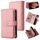 Per Samsung Galaxy S21 Ultra 5G Skin Feel PU + TPU Custodia in pelle flip orizzontale con titolare e 15 carte Slot & Portafoglio e cerniera Pocket & Lanyard (rosa) Per Samsung Galaxy S21 Ultra 5G Skin Feel PU + TPU Custodia in pelle flip orizzontale con titolare e 15 carte Slot & Portafoglio e cerniera Pocket & Lanyard (rosa)