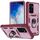Per Samsung Galaxy S21 Ultra 5G Coperchio fotografica scorrevole Design Design TPU + PC Cassa protettiva con supporto rotante a 360 gradi e slot per schede (rosa + rosso scuro) Per Samsung Galaxy S21 Ultra 5G Coperchio fotografica scorrevole Design Design TPU + PC Cassa protettiva con supporto rotante a 360 gradi e slot per schede (rosa + rosso scuro)