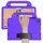 Per Lenovo Tab M10 PLUS TB-X606 10.3 Diamond Series EVA Anti-caduta Anti-caduta Antifuria Manica Shell Custodia protettiva con supporto e cinturino (viola) Per Lenovo Tab M10 PLUS TB-X606 10.3 Diamond Series EVA Anti-caduta Anti-caduta Antifuria Manica Shell Custodia protettiva con supporto e cinturino (viola)