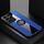 Per Samsung Galaxy S21 Ultra 5G Xinli Cuciture Textue Textue Cassa protettiva in TPU antiurto con supporto ad anello (blu) Per Samsung Galaxy S21 Ultra 5G Xinli Cuciture Textue Textue Cassa protettiva in TPU antiurto con supporto ad anello (blu)