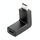 Tipo-C / USB-C a USB 3.1 Adattatore mf design a testa a gomito da 90 gradi Tipo-C / USB-C a USB 3.1 Adattatore mf design a testa a gomito da 90 gradi