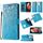 Per Samsung Galaxy S21 Ultra 5G Skin Self Gamborsa in pelle orizzontale girasole in rilievo Cassa in pelle con supporto e carta Slot & Portafoglio e cordino (blu) Per Samsung Galaxy S21 Ultra 5G Skin Self Gamborsa in pelle orizzontale girasole in rilievo Cassa in pelle con supporto e carta Slot & Portafoglio e cordino (blu)