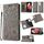 Per Samsung Galaxy S21 Ultra 5G Skin Self Joised Glox Sunflower Horizontal Pelle Custodia in pelle con supporto e carte Slot & Portafoglio e cordino (grigio) Per Samsung Galaxy S21 Ultra 5G Skin Self Joised Glox Sunflower Horizontal Pelle Custodia in pelle con supporto e carte Slot & Portafoglio e cordino (grigio)