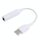 Adattatore audio dell'adattatore dell'automobile della femmina a 3,5 mm di tipo C maschio a 3,5 mm (bianco) Adattatore audio dell'adattatore dell'automobile della femmina a 3,5 mm di tipo C maschio a 3,5 mm (bianco)