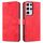 Per Samsung Galaxy S21 Ultra 5G Azns Skin Feel custodia in cuoio orizzontale in pelle orizzontale con slot e supporto per carte e portafoglio (rosso) Per Samsung Galaxy S21 Ultra 5G Azns Skin Feel custodia in cuoio orizzontale in pelle orizzontale con slot e supporto per carte e portafoglio (rosso)