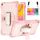 Per Samsung Galaxy Tab A 10.1 2019 T515 T515 Ruotatura a 360 gradi Colore a contrasto Silicone antiurto + Cassa in silicone + PC con supporto e maniglia con impugnatura e tracolla (oro rosa) Per Samsung Galaxy Tab A 10.1 2019 T515 T515 Ruotatura a 360 gradi Colore a contrasto Silicone antiurto + Cassa in silicone + PC con supporto e maniglia con impugnatura e tracolla (oro rosa)