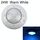 Lampada da parete per piscina in plastica ABS da 24 W con luce subacquea (bianco caldo)