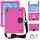 Per Lenovo Tab E10 TB-X104F DESIGN DI DESIGN EVA + PC Materiale PC Quattro angoli Anti Caduta piatta di protezione con cinturino (Rose Red + Nero) Per Lenovo Tab E10 TB-X104F DESIGN DI DESIGN EVA + PC Materiale PC Quattro angoli Anti Caduta piatta di protezione con cinturino (Rose Red + Nero)