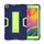 Per Galaxy Tab A 8.0 (2019) T290 Custodia combinata in silicone a contrasto di colore + PC con supporto (blu navy + olivina) Per Galaxy Tab A 8.0 (2019) T290 Custodia combinata in silicone a contrasto di colore + PC con supporto (blu navy + olivina)