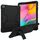 Per Galaxy Tab A 10.1 (2019) T510 Custodia combinata in silicone a colori a contrasto + PC con supporto (nero) Per Galaxy Tab A 10.1 (2019) T510 Custodia combinata in silicone a colori a contrasto + PC con supporto (nero)