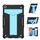 Per Samsung Galaxy Tab A10.1 (2019) T510 Staffa a forma di T Contrasto Colore antiurto PC + Custodia protettiva piatta in silicone (nero + blu) Per Samsung Galaxy Tab A10.1 (2019) T510 Staffa a forma di T Contrasto Colore antiurto PC + Custodia protettiva piatta in silicone (nero + blu)