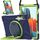 Per Samsung Galaxy Tab S8 / GALAXY TAB S7 T870 / T875 Silicone + custodia protettiva per PC con supporto e tracolla (blu navy + verde giallo) Per Samsung Galaxy Tab S8 / GALAXY TAB S7 T870 / T875 Silicone + custodia protettiva per PC con supporto e tracolla (blu navy + verde giallo)