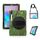 Per Samsung Galaxy Tab S6 10.5 pollici T860 / T865 Antitrushinish Antifurto Silicone + custodia protettiva per PC con supporto e tracolla e cinturino a mano e slot a penna (mimetizzazione) Per Samsung Galaxy Tab S6 10.5 pollici T860 / T865 Antitrushinish Antifurto Silicone + custodia protettiva per PC con supporto e tracolla e cinturino a mano e slot a penna (mimetizzazione)