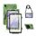 Per Samsung Galaxy Tab A 8.4 2020 T307U Ammortizzatore colorato in silicone colorato + custodia protettiva PC con supporto e tracolla e cinturino a mano e protezione a mano (mimetizzazione) Per Samsung Galaxy Tab A 8.4 2020 T307U Ammortizzatore colorato in silicone colorato + custodia protettiva PC con supporto e tracolla e cinturino a mano e protezione a mano (mimetizzazione)