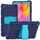 Per Samsung Galaxy Tab A 10.1 (2019) T510 T510 Schermo di protezione a 3 strati Telaio + PC + Cassa combinata antiurto in silicone con supporto (navyblue + blu) Per Samsung Galaxy Tab A 10.1 (2019) T510 T510 Schermo di protezione a 3 strati Telaio + PC + Cassa combinata antiurto in silicone con supporto (navyblue + blu)