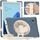 Per Samsung Galaxy Tab A7 (2020) T500 Custodia protettiva in silicone PUL + PC con supporto e tracolla (fiordaliso blu) Per Samsung Galaxy Tab A7 (2020) T500 Custodia protettiva in silicone PUL + PC con supporto e tracolla (fiordaliso blu)