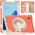 Per Samsung Galaxy Tab A7 (2020) T500 Pure Color Silicone + Cassa protettiva per PC con supporto e tracolla (Coral Orange) Per Samsung Galaxy Tab A7 (2020) T500 Pure Color Silicone + Cassa protettiva per PC con supporto e tracolla (Coral Orange)