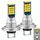 2 PCS V6 H7 DC9-36V 30W 3000LM IP65 Auto LED Doppio colore Fendinebbia con lampada SMD-2525 30LEDS