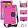 Per Samsung Galaxy Tab A 8.0 & S Pen (2019) P200 / P205 DESIGN DESIGN EVA + PC Cassa protettiva antiurto a quattro angoli con cinturino (rose rosso + nero) Per Samsung Galaxy Tab A 8.0 & S Pen (2019) P200 / P205 DESIGN DESIGN EVA + PC Cassa protettiva antiurto a quattro angoli con cinturino (rose rosso + nero)