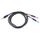 TC195Buls01-18 3.5mm maschio a doppio cavo audio maschio mono 6.35mm, lunghezza: 1,8 m