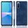 Per Sony Xperia 1 III antiurtisa texture texture texture + custodia PU (blu) Per Sony Xperia 1 III antiurtisa texture texture texture + custodia PU (blu)