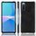 Per Sony Xperia 10 III antiurto texture texture texture + custodia PU (nero) Per Sony Xperia 10 III antiurto texture texture texture + custodia PU (nero)