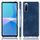 Per Sony Xperia 10 III antiurtiso texture texture PC + custodia PU (blu)