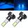 2 PCS H3 DC9-36V / 36W / 8000K / 6000LM IP68 Mini COB per auto / moto LED Lampade per fari / Fendinebbia (Luce blu ghiaccio)