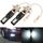 2 PCS H3 DC12V / 4.5W / 6000K / 360LM Fendinebbia a LED per auto con 6 perline lampada CSP, luce bianca (nera) 2 PCS H3 DC12V / 4.5W / 6000K / 360LM Fendinebbia a LED per auto con 6 perline lampada CSP, luce bianca (nera)