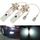 2 PCS H3 DC12V / 4.5W / 6000K / 360LM Fendinebbia a LED per auto con 6 perline lampada CSP, luce bianca (argento)