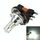 2 PCS H15 50W 500 LM 6000K Fendinebbia per auto con 16 lampade CREE, DC 12V-24V (luce bianca)