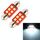 2 PCS 36mm DC12V / 2.2W / 6000K / 180LM 6LEDs SMD-3030 Lampada da lettura per auto (luce bianca)