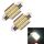 2 PCS DC 12V 6W 36MM Bicuspide Lampade per portiera per auto Luce del segno di registrazione Cruscotto Luci per porte a cupola Lampada da lettura a LED con 27 LED SMD 3014 Luci bianche